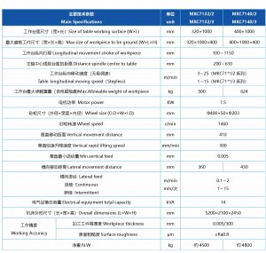 MKC7132/2 Мобильный плоскошлифовальный станок с ЧПУ с головкой по заводской цене