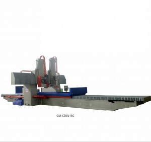 Sabit kirişli GM-CD6016C plc Çift Kolonlu kızak taşlama makineleri fabrika fiyatı